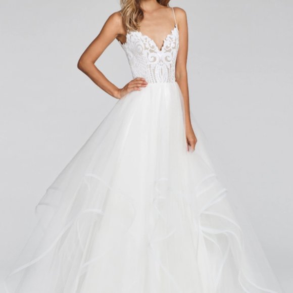 BLUSH BY HAYLEY PAIGE PEPPER WEDDING DRESS - Picture 3 of 8